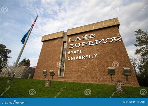 Lake Superior State University Editorial Photo - Image of located, lake ...