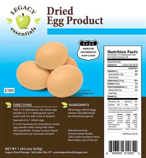 Bulk Powdered Eggs: Long Shelf Life Whole Egg Powder – Buyemergencyfoods.com