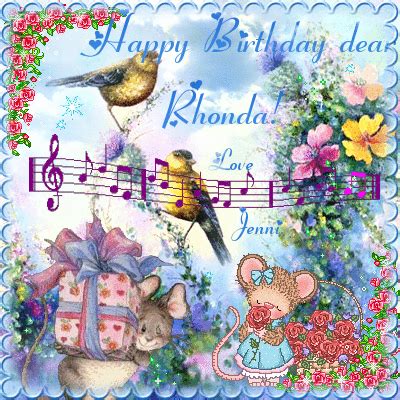 Happy Birthday Rhonda! Picture #128806098 | Blingee.com