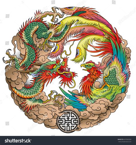 Update more than 73 dragon and phoenix tattoo best - in.coedo.com.vn