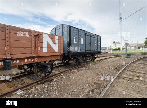 freight railway trucks and coal wagon at Chatham historic dockyard Stock Photo - Alamy