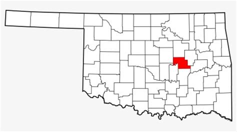 Beaver Oklahoma Map, HD Png Download - kindpng