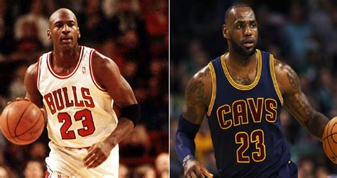 Michael Jordan and LeBron James Comparison in their 1,072 Career Games Played