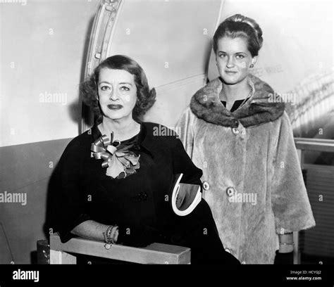 Bette Davis, left, and her daughter B.D. Hyman, (aka Barbara Merrill), at New York International ...