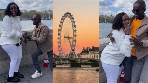 Comedian Njugush ‘proposes’ to Wakavinye at the London Eye – Nairobi News