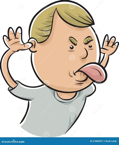 Sticking Out Tongue Stock Illustration - Image: 41886097