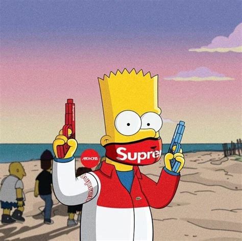 Supreme Bart Wallpapers - Wallpaper Cave