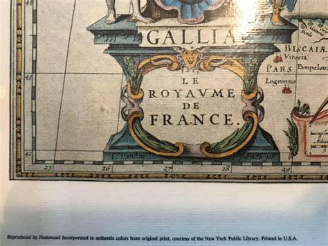 2 Vintage MAPS Reproduced by Hammond Map Courtesy of the New York Public Library | #3840980646