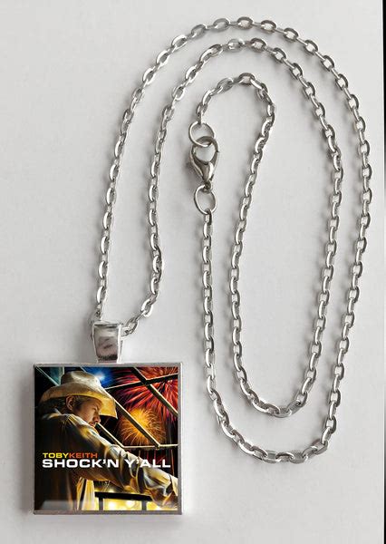 Toby Keith - Shock'n Y'all - Album Cover Art Pendant Necklace – Hollee