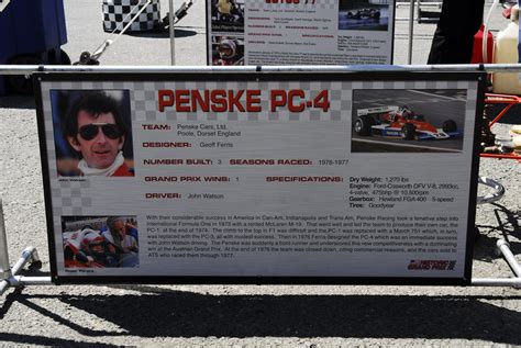 Penske photographs and Penske technical data - All Car Central Magazine