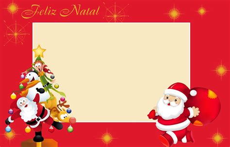 Cartões de Natal Para Imprimir - Ideias e Lindas Mensagens