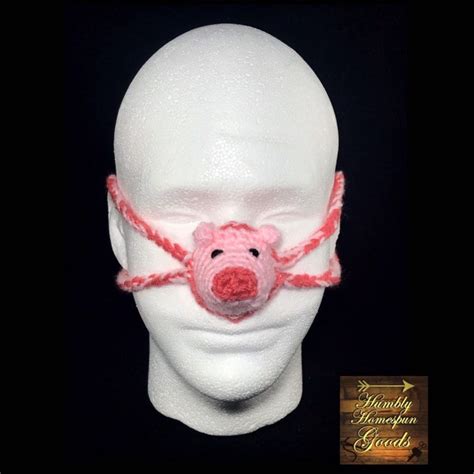 Pink Pig Nose Warmer Nose Mask Child & Adult/teen Sizes - Etsy