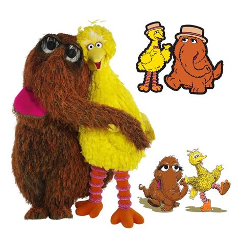 Snuffleupagus and Big Bird RealBig - Officially Licensed Sesame Street | Big bird, Sesame street ...