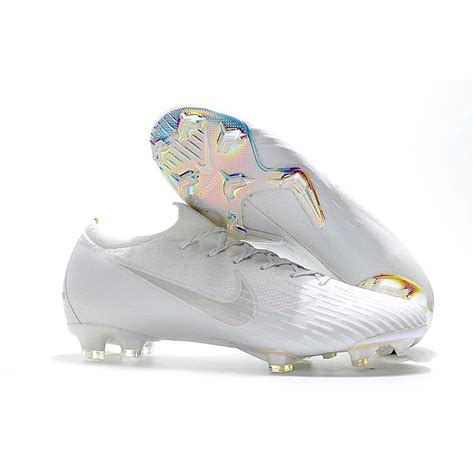 Nike Mercurial Vapor XII Elite FG Firm Ground Cleats - All White