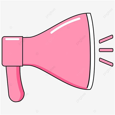 Megaphone Speaker Clipart Transparent Background, Pink Speaker ...