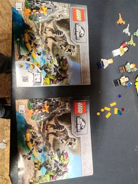 LEGO JURASSIC WORLD T. rex vs Dino-Mech Battle (75938) 100 % COMPLET avec manuels EUR 133,70 ...