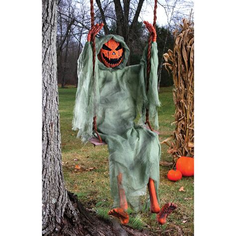 60" Pumpkin on Swing Decoration Halloween Decoration - Walmart.com - Walmart.com