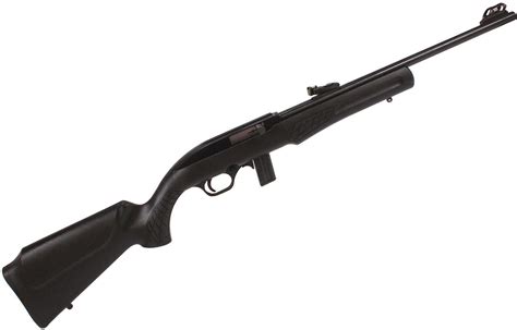 Rossi RS22 22 LR Black Synthetic Stock 18" Barrel 10+1 Rounds Fiber Optic Sights Semi-Automatic ...