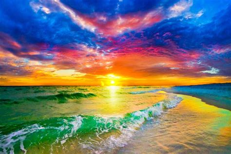 🔥 [90+] Sunset Ocean Rainbow Wallpapers | WallpaperSafari