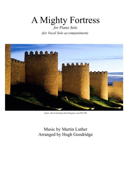 A Mighty Fortress Sheet Music | Martin Luther | Unison Choir