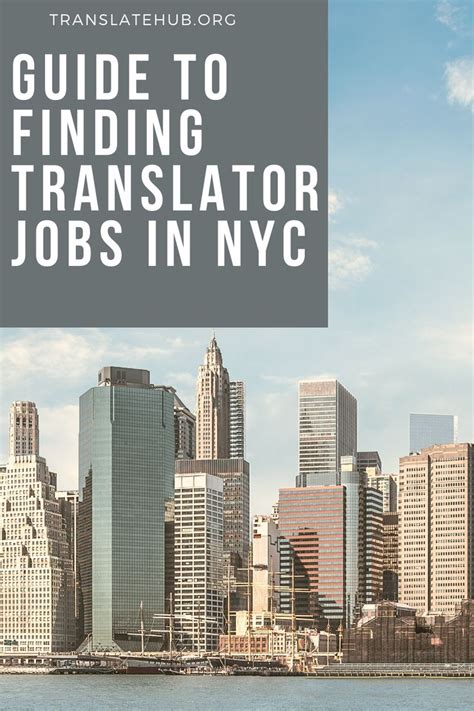 Guide to Finding Translator Jobs in NYC - translator jobs nyc - nyc doe ...