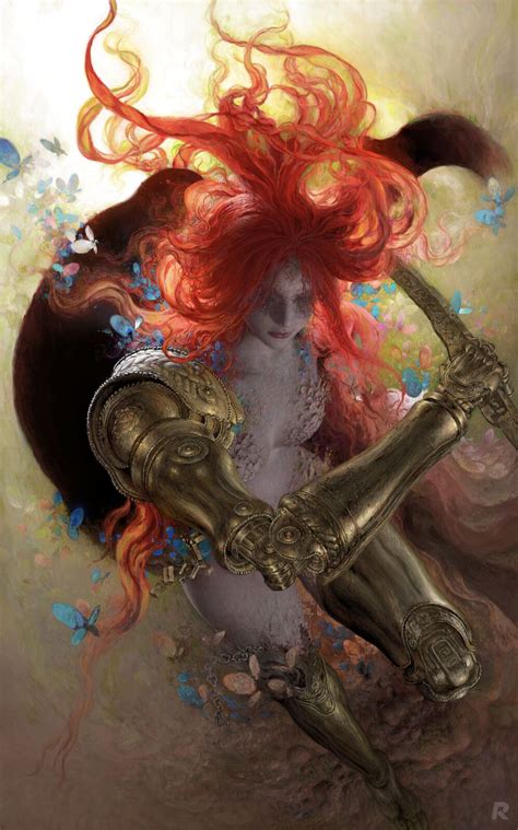 Elden Ring- Malenia-FanArt WorkShop Demo, Ruan Jia | Dark souls art ...