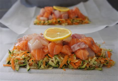 Papillote de poissons aux légumes