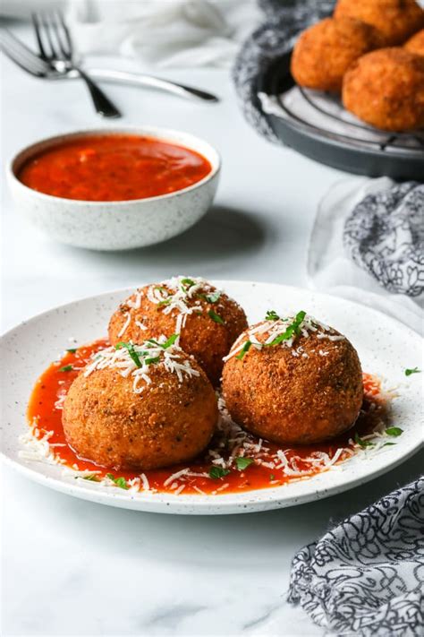 Arancini Italian Rice Balls - Marisa's Italian Kitchen