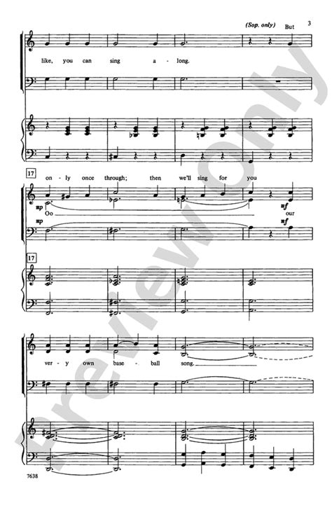 Take Me Out to the Ball Game: SAB Choral Octavo - Digital Sheet Music ...