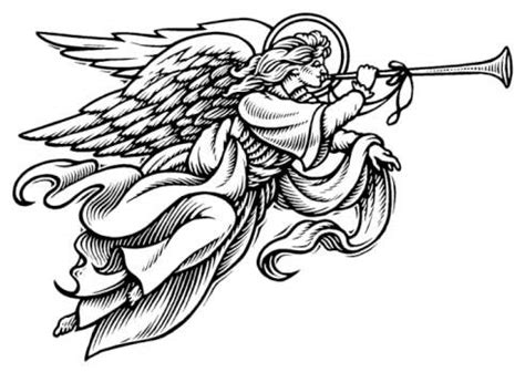 Guardian angel black and white clipart clipart kid – Clipartix