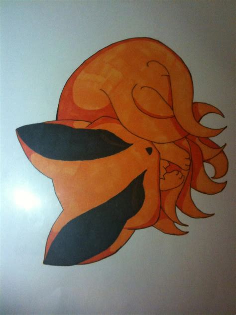 Sleeping Kurama by Kiari-Diamond on DeviantArt