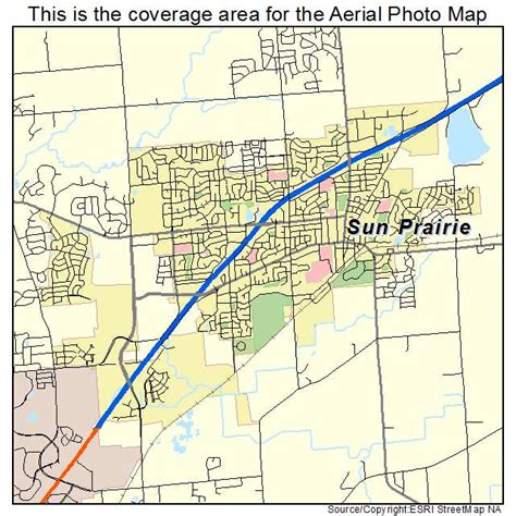 Aerial Photography Map of Sun Prairie, WI Wisconsin