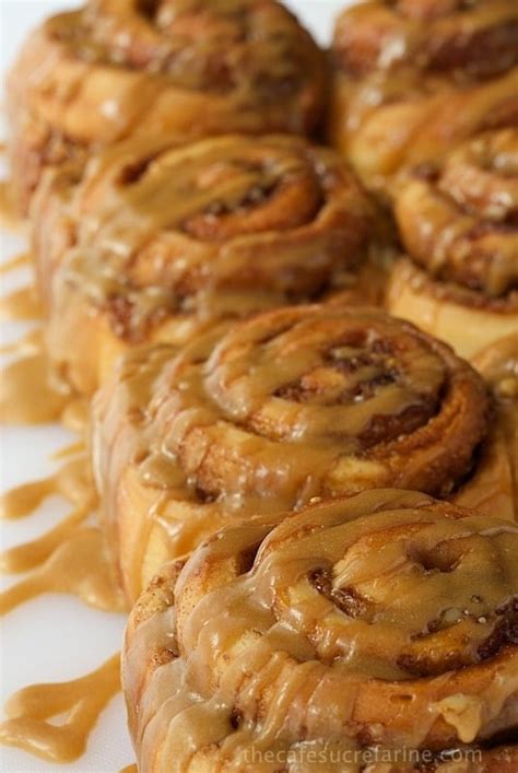 Easy Cinnamon Rolls with Caramel Icing | The Café Sucre Farine