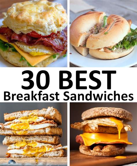 The 30 BEST Breakfast Sandwich Recipes - GypsyPlate