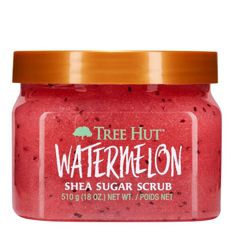 Tree Hut Watermelon Shea Sugar Exfoliating and Hydrating Body Scrub, 18 oz. - Walmart.com