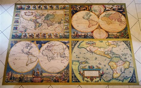 18000 piece puzzle, 'Historical World Maps', 2002, Ravensb… | Flickr