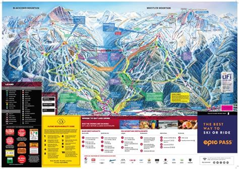 Whistler Blackcomb Ski Resort Piste Maps