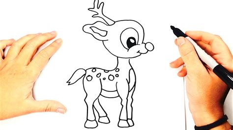 How to draw a Deer Step by Step | Deer Drawing Lesson - YouTube