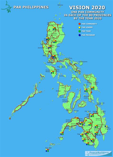 Philippinen Karte Gemeinden