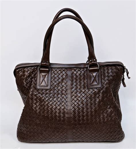 White Woven Leather Tote Bags | semashow.com