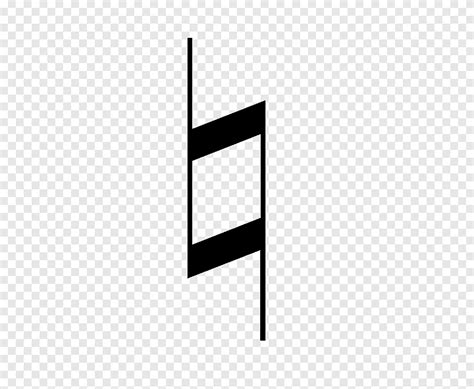 Music Dal segno Natural Accidental Flat, musical note, angle, rectangle png | PNGEgg