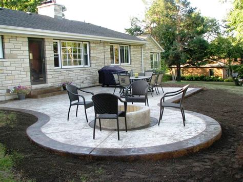 16 Backyard Concrete ideas Most Enchanting and Also Lit Too | Concrete patio designs, Concrete ...