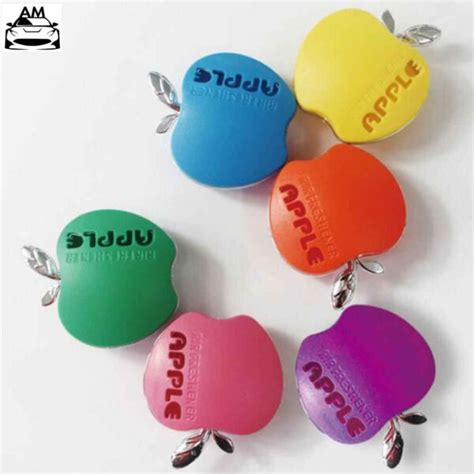 Air Vent Car Air Freshener Apple Shaped Freshener With Vent Clip - AutoMods