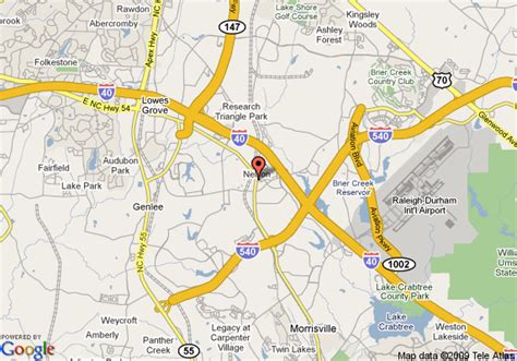 Map of Durham North Carolina - TravelsMaps.Com