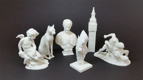 3D Printed Bust Sculptures - From Ancient Classics to Today's Superheroes and Villains