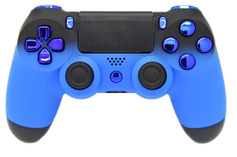 Blue & Black Fade Custom PS4 Controller