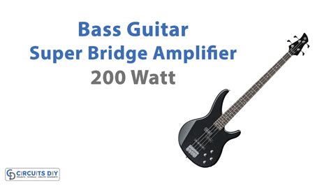 Bass Guitar Super Bridge Amplifier 200 Watt