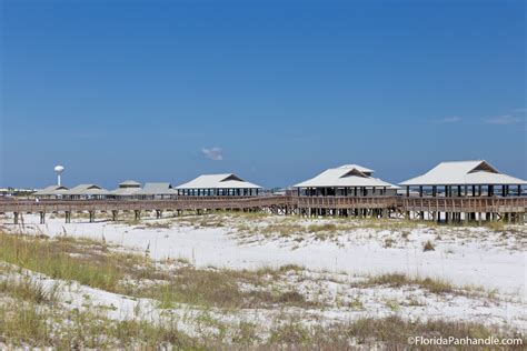 Overview of Navarre Beach Marine Park on Santa Rosa Island