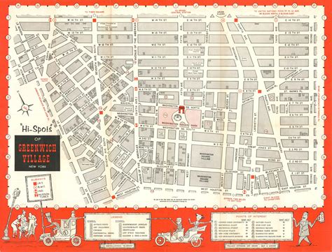 Greenwich Village New York Map - Angie Bobette