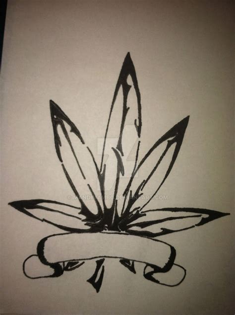 Pot leaf tattoo by mandimambo on DeviantArt